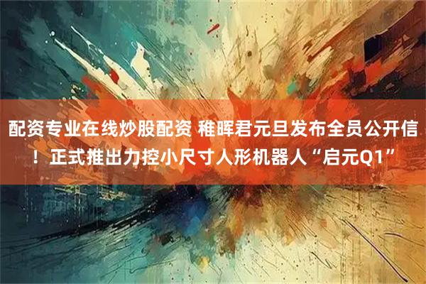 配资专业在线炒股配资 稚晖君元旦发布全员公开信！正式推出力控小尺寸人形机器人“启元Q1”